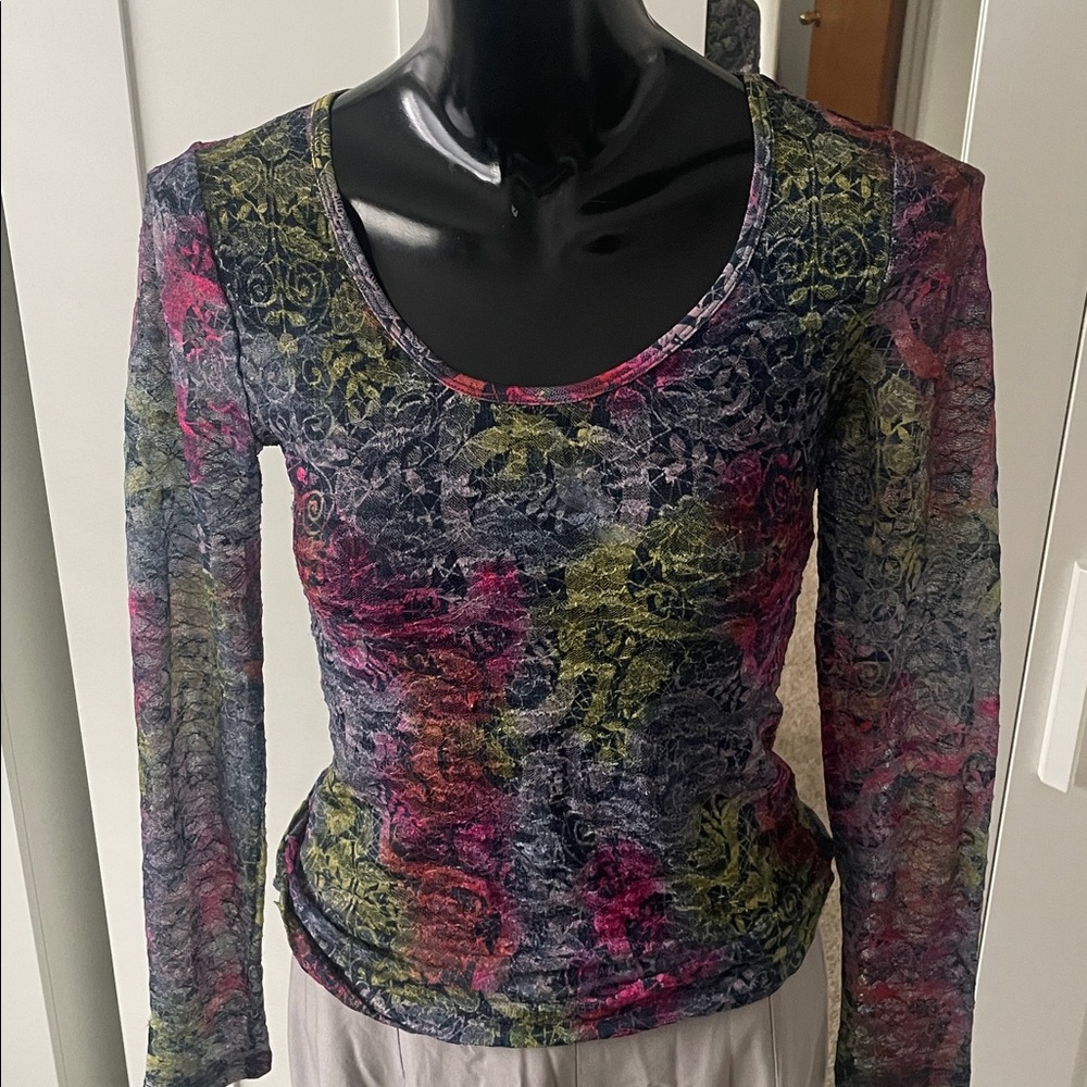 Mudd Colorful Lace Fabric